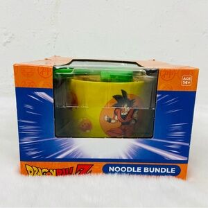 NID dragonball Z Yellow Noodle Bowl Bundle with chopsticks & spoon